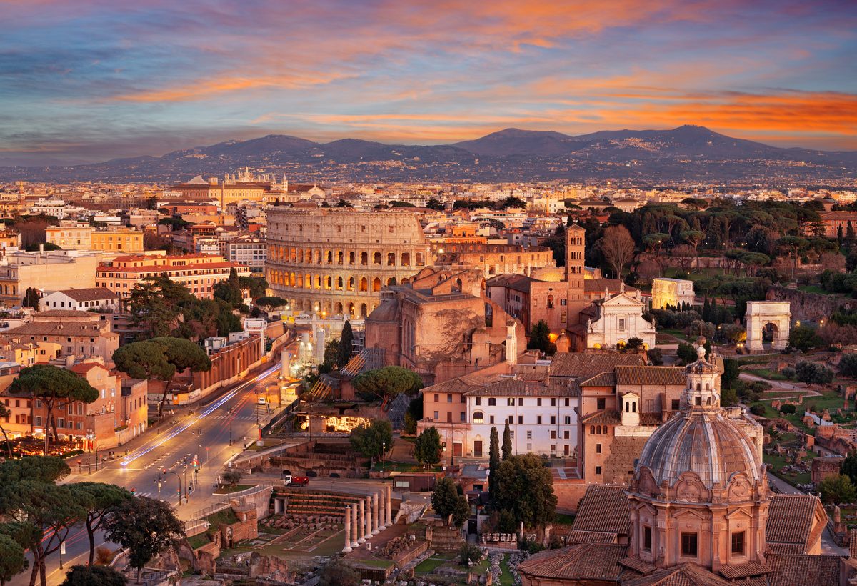 Roma dall'alto