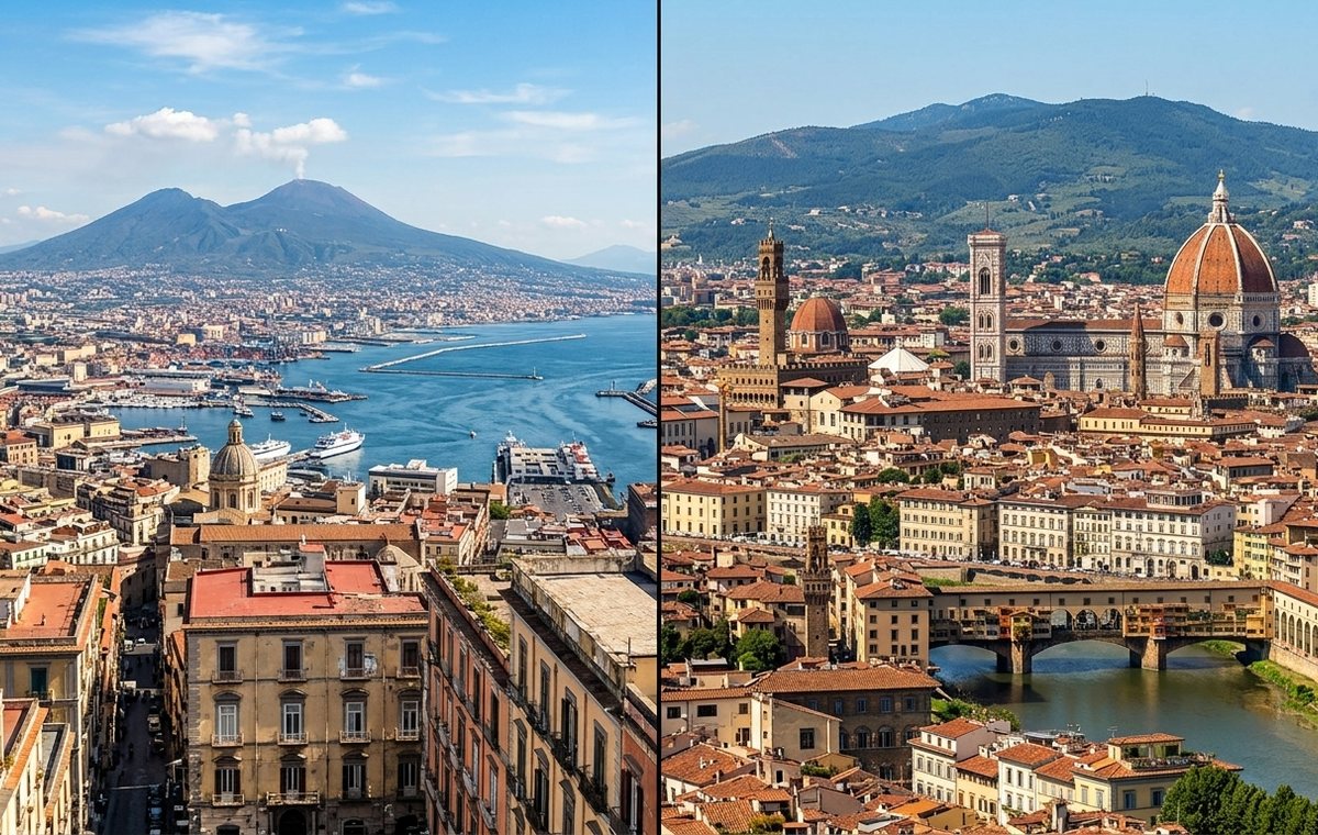 Tour di 1 giorno fuori Roma — Napoli e Pompei, Firenze, Venezia